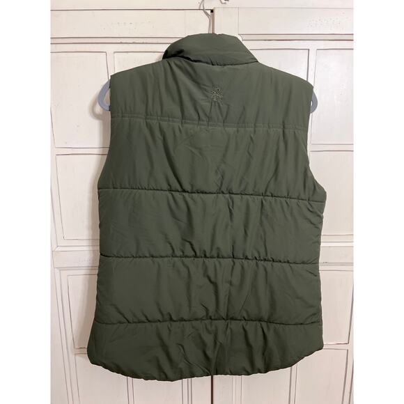 Legendary WhiteTails size large army green winter puffer vest - Picture 4 of 5